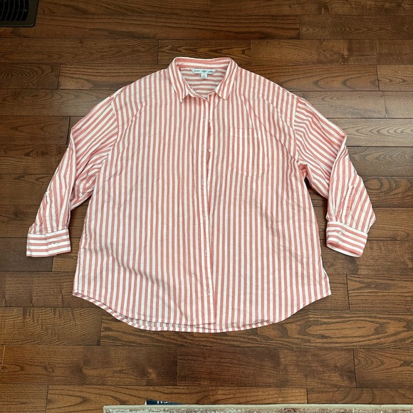 NWT Old Navy Button Down Linen Shirt - Picture 4 of 7